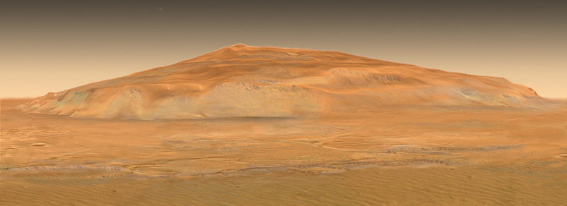Olympus Mons simulated view