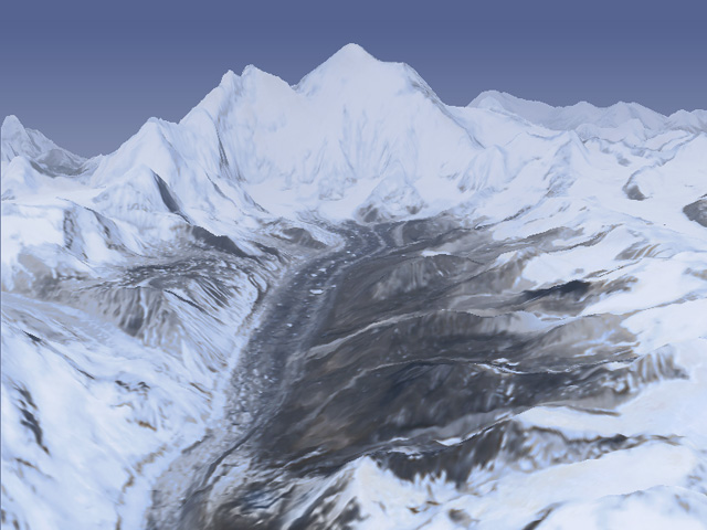View of Everest from the east
